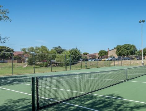 Tennis Court 2 at Balcones Woods luxury apartment homes in Austin, TX