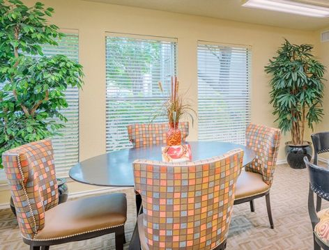 Clubhouse Interior at Courtyards at Campbell luxury apartment homes in Dallas, TX
