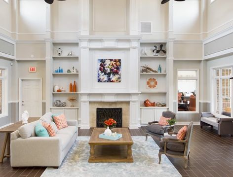 Clubhouse at Adalay Bay luxury apartments in Chesapeake, VA