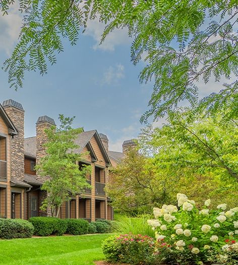 Exterior at Grand Reserve at the Pinnacle Lexington luxury apartment homes in Lexington, KY