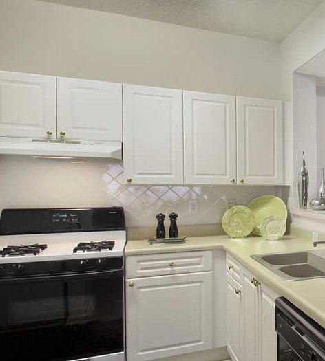 Kitchen at Post Park at Phillips luxury apartment homes in Charlotte, NC