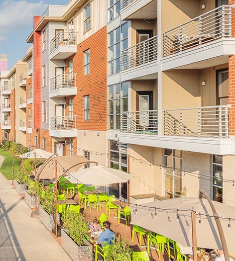 Exterior 2 at Post South End luxury apartment homes in Charlotte, NC