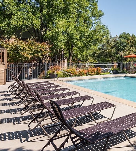 Pool 5 at Steeplechase luxury apartment homes in Chattanooga, TN