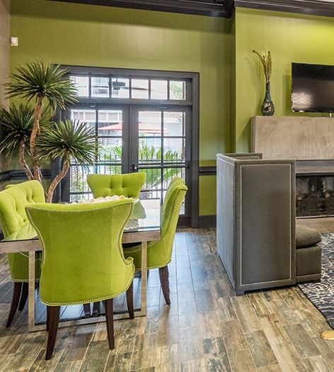 Leasing office at Haven at Blanco luxury apartment homes in San Antonio, TX