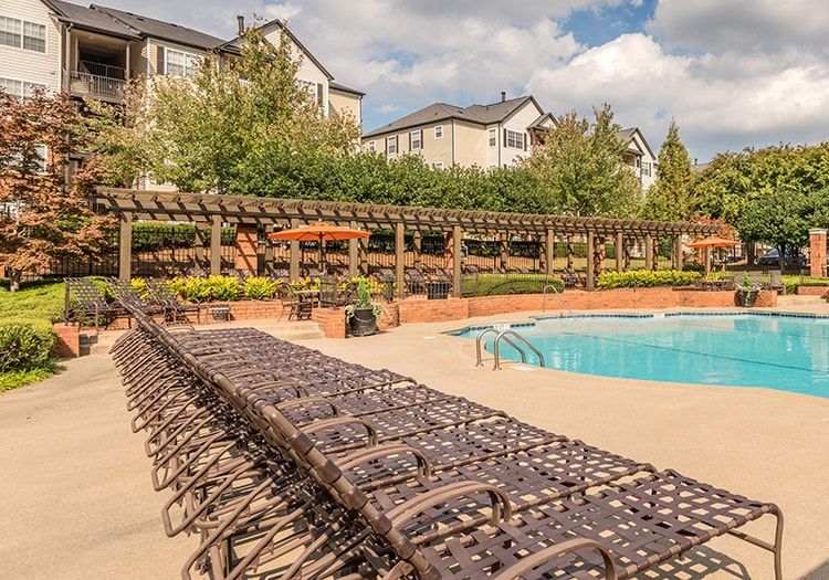 Pool at Milstead Village luxury apartment homes in Atlanta, GA