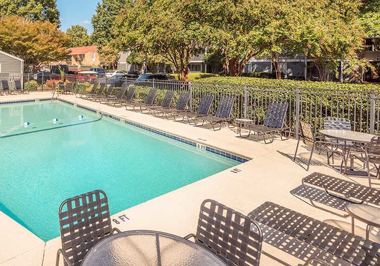 Pool at Tanglewood luxury apartment homes in Anderson, SC