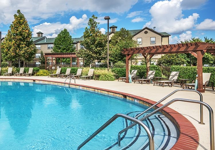 Pool 3 at Verandas at Sam Ridley luxury apartment homes in Smyrna, TN