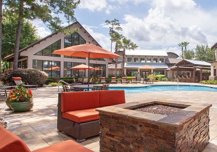 Pool at Legacy Pines luxury apartment homes in Houston, TX