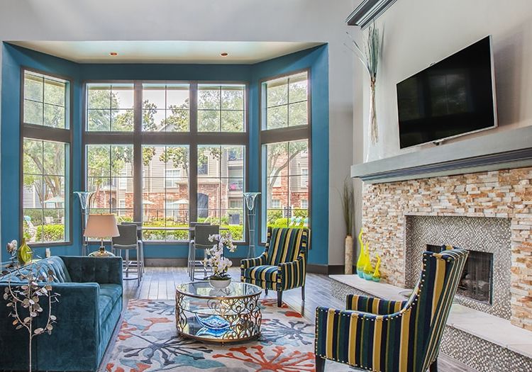 Clubhouse at Villages at Kirkwood luxury apartment homes in Houston, TX