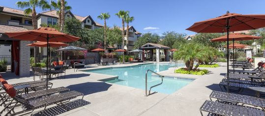 Pool at Edge at Lyons Gate luxury apartment homes in Phoenix, AZ