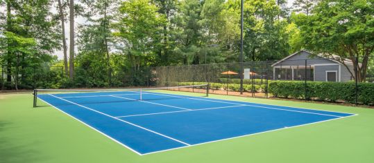 Tennis Court at Park Place luxury apartment homes in Greenville, SC