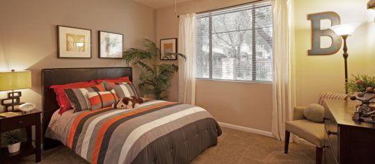 Bedroom 1 at Sky View Ranch luxury apartment homes in Phoeniz, AZ