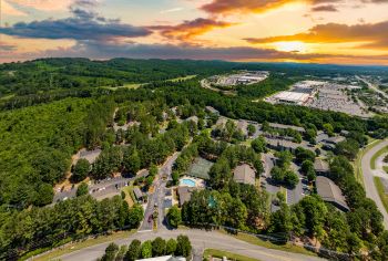 Aerial view at Colonial Village at Trussville in Birmingham, AL