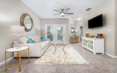 Model Living Room at Colonial Grand at Traditions in Mobile, AL