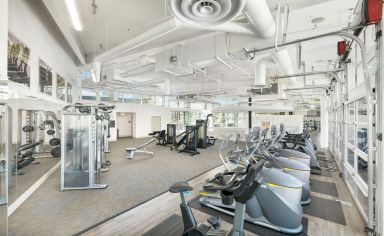 Fitness center at MAA Fountainhead luxury apartment homes in Tempe, AZ