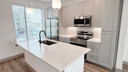 Kitchen at MAA Milepost 35 luxury apartment homes in Denver, CO