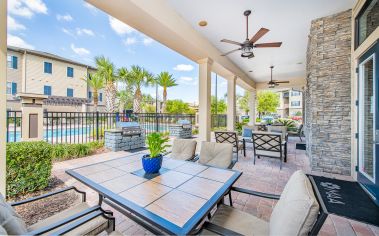 Pool at The Retreat at Magnolia Parke luxury apartment homes in Gainesville, FL