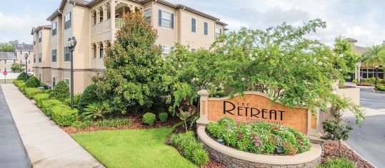 Signage at The Retreat at Magnolia Parke luxury apartment homes in Gainesville, FL