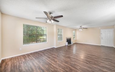 Model Living Room 2 at Lakeside Apartments in Jacksonville, FL