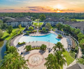 Aerial pool at MAA Fleming Island in Jacksonville, FL