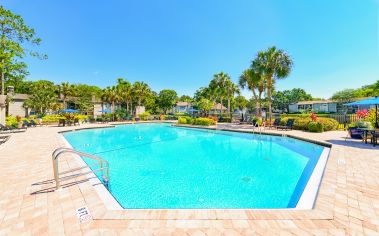 Pool 2 at Woodhollow luxury apartment homes in Jacksonville, FL