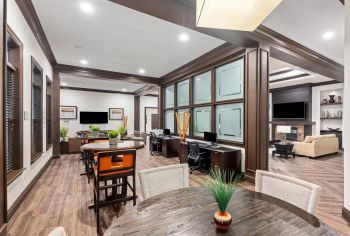 Business center at MAA Lake Mary luxury apartment homes in Lake Mary, FL