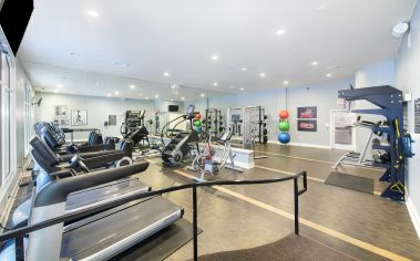 Fitness center at MAA Parkside luxury apartment homes in Orlando, FL