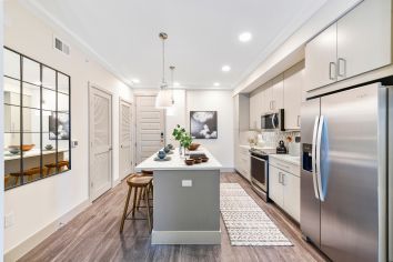 Kitchen at MAA Robinson luxury apartments in Orlando, Florida