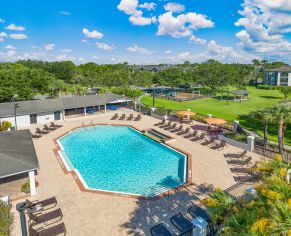 Aerial Pool Shot at MAA Brandon in Tampa, FL