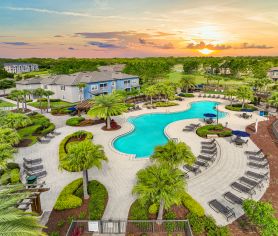 Aerial Pool View at MAA Hampton Preserve in Tampa, FL