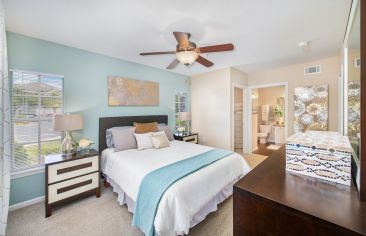 Master Bedroom at MAA Lakewood Ranch luxury apartment homes in Tampa, FL