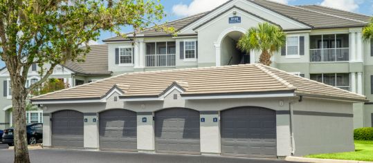 Garages at MAA Lakewood Ranch luxury apartment homes in Tampa, FL