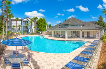 Pool Side View at MAA Tampa Oaks in Tampa, FL