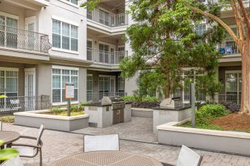 Grilling area at MAA Lenox luxury apartment homes in Atlanta, GA