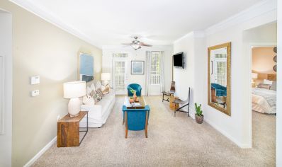 Living area at MAA Pleasant Hill luxury apartment homes in Atlanta, GA