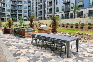 Grill area at MAA West Midtown luxury apartment homes in Atlanta, GA