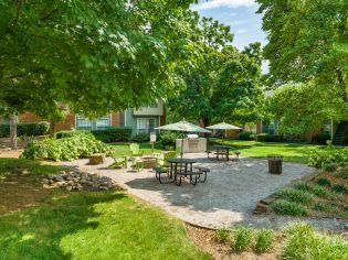 Grilling Area at MAA Mansion in Lexington, KY