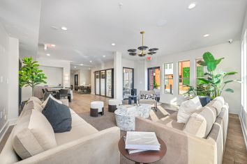 CLubhouse at MAA 1225 luxury apartment homes in Charlotte, NC