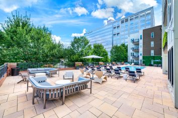 Pool at MAA 1225 luxury apartment homes in Charlotte, NC
