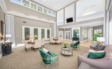 Clubhouse at MAA Chancellor Park luxury apartment homes in Charlotte, NC