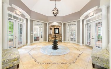 Lobby at MAA Matthews Commons luxury apartment homes in Charlotte, NC