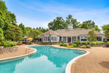 Pool at MAA Prosperity Creek luxury apartment homes in Charlotte, NC