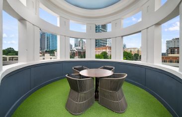 Sitting Area at MAA Uptown luxury apartment homes in Charlotte, NC