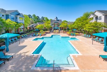Pool at MAA Research Park luxury apartment homes in Durham, NC