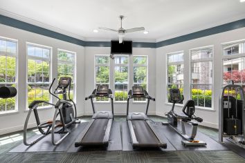 Fitness center at MAA Arringdon luxury apartment homes in Morrisville, NC