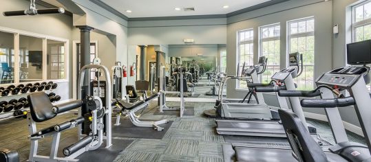 Gym at MAA Arringdon luxury apartment homes in Morrisville, NC