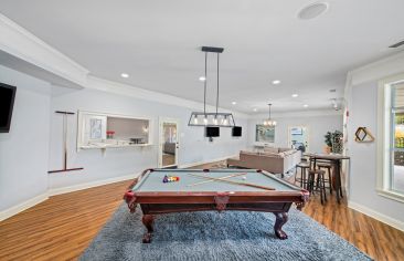 Pool table at MAA Brierdale luxury apartment homes in Raleigh, NC