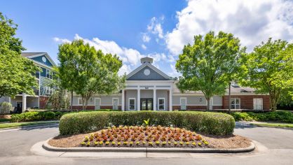 Leasing exterior at MAA Providence luxury apartment homes in Raleigh, NC