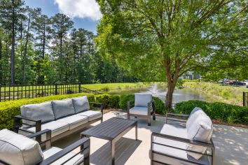 Pond at MAA Providence luxury apartment homes in Raleigh, NC