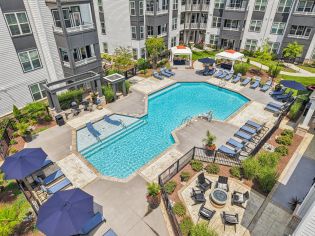 Pool at MAA Vale luxury apartment homes in Raleigh, NC